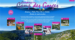 Desktop Screenshot of camping-camp-des-gorges.com